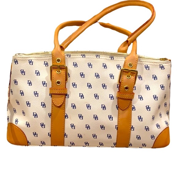 Dooney & Bourke Handbags - Dooney and Bourke Signature Canvas/Leather Shoulder Bag